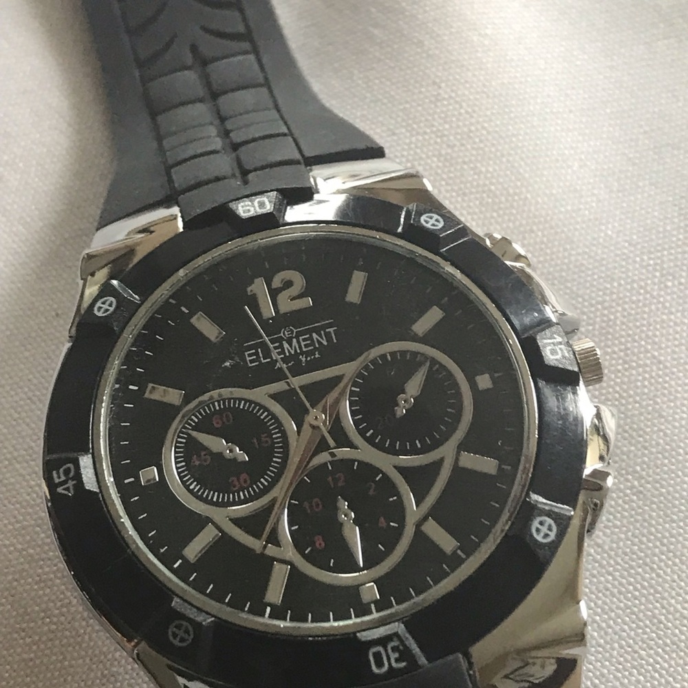 New Men’s Watches ELEMENT NY Rubber Strap